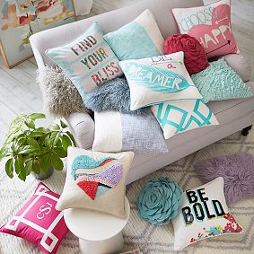 Color Block Pillow Cover