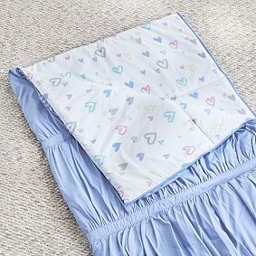 Hydrangea Pucker Up Heart Sleeping Bag