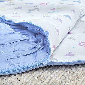 Hydrangea Pucker Up Heart Sleeping Bag