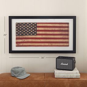 American Flag Framed Art
