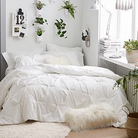 Microfiber Pintuck Comforter Set