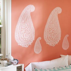 Boho Paisley Wall Decal