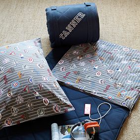 <i>MLB™</i> Sleeping Bag & Pillowcase - National