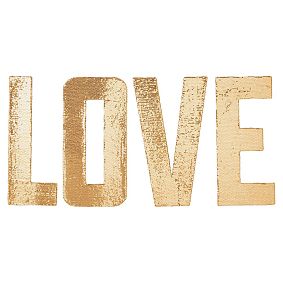 Love Sequin Letters