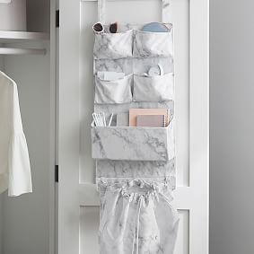 Recycled Over-the-Door Modular Storage With Hamper