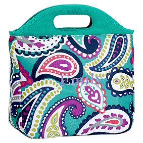 Gear-Up Pool Paisley Tote Lunch Bag
