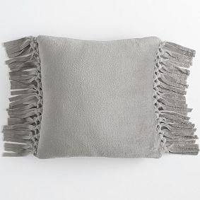 Bohemian Fringe Plush Square Pillow