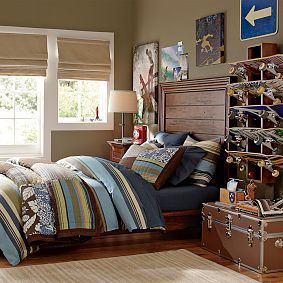 Hampton Planked Bed &amp; Headboard