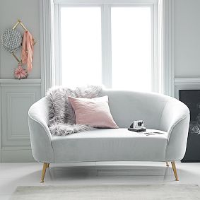 Curved Loveseat