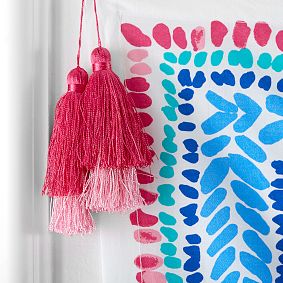 Lilly Pulitzer Tassel Tapestry