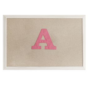 Monogram Linen Framed Pinboard