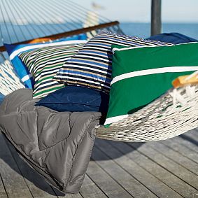 Boathouse Stripe Duvet Cover, Bright Green