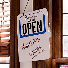 Open And Closed Message Board