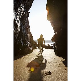Riding On The Beach Wall Mural