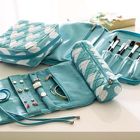 Quilted Sleepover Jewelry Roll