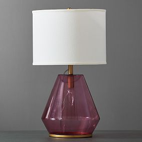 Glass Diamond Table Lamp