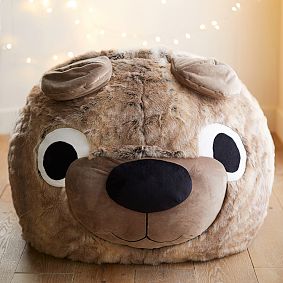 Large Pug Critter Bean Bag Chair
