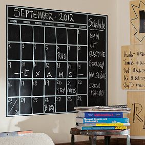 Chalk Calendar Wall Decal