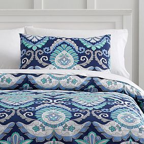 Deco Medallion Duvet Bedding Set with Duvet Cover, Duvet Insert, Sham, Sheet Set + Pillow Inserts