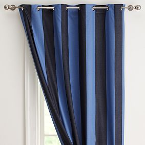 Rugby Stripe Blackout Curtain