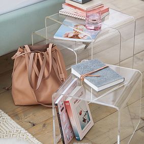 Open Box:  Acrylic Nesting Tables
