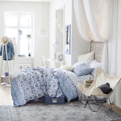 Organic Paisley Floral Bedroom