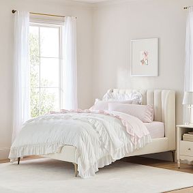 Avalon Channel Stitch Upholstered Bed