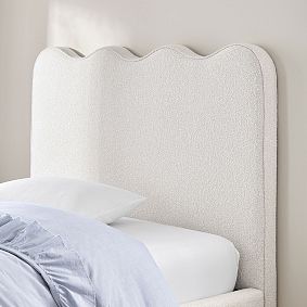 Millie Wavy Upholstered Classic Bed