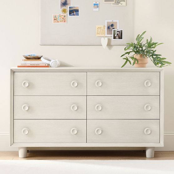 pottery barn kids dresser Kendall HOW IT IS CONSTRUCTED Built from solid spruce wood Larkin Extra-Wide Dresser & Changing
