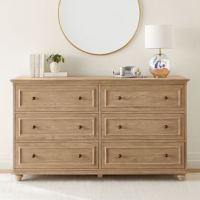 Chelsea 6-Drawer Wide Dresser (58.5w x 19d")