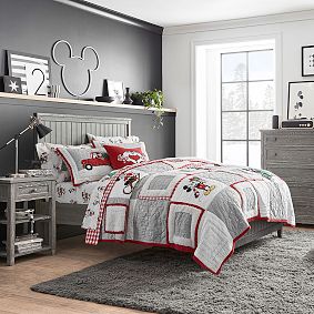 Disney Mickey Mouse Holiday Organic Percale Sheet Set