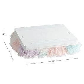 Open Box:  Faux-Fur Super Storage Lapdesk