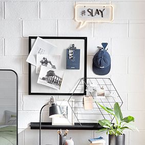 Over-the-Door Framed Mirror (18"x48")