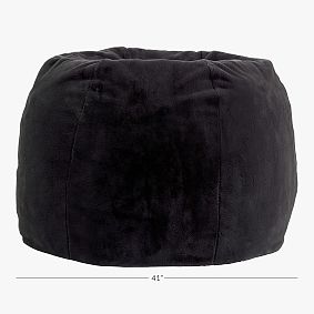 Large Faux-Fur Periscope Bean Bag Chair