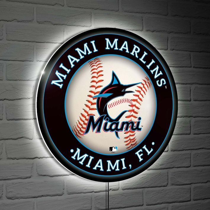 MLB™ Round LED Wall Light | Pottery Barn Teen