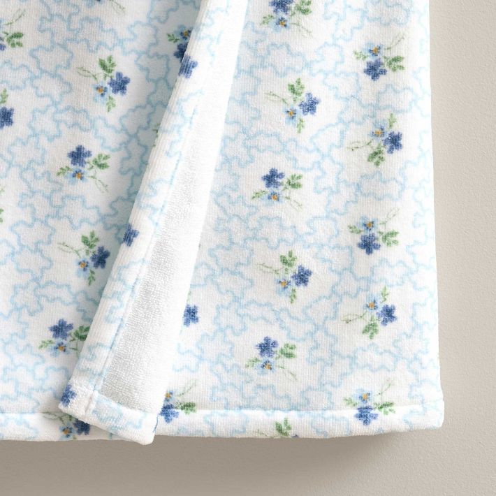 Hill House Home Clematis Scallop Bath Wrap | Pottery Barn Teen