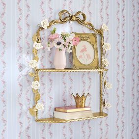 LoveShackFancy Bouquet 2-Tier Bookcase (24.5"x26.5")