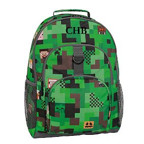 Gear-Up Minecraft Camo Backpack, Large