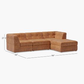 Baldwin Sofa and Ottoman Set with Storage (99")