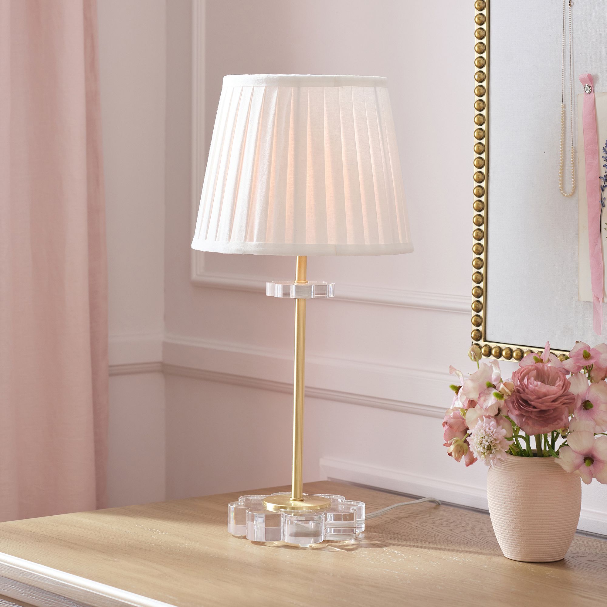 Campbell Flower Table Lamp (20.25") by Pottery Barn Teen