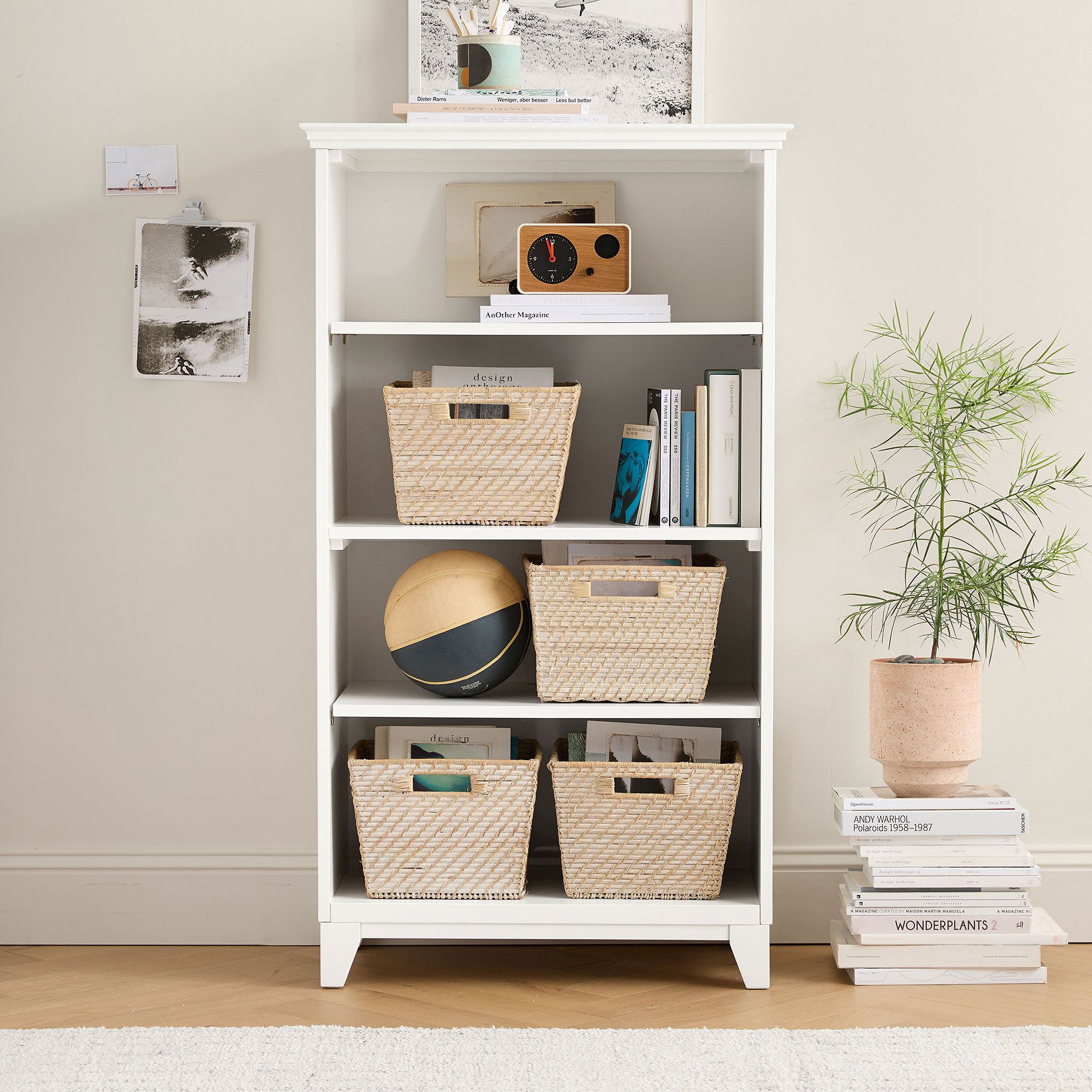 Hampton 4-Shelf Bookcase (30") by Pottery Barn Teen
