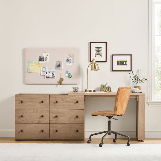 desk with dresser Twin Low Loft Bed & Dressers The real showstopper is the 6 Before & After: From Dresser