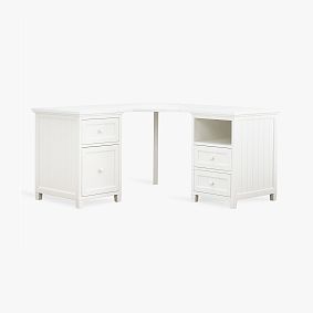 Beadboard Smart Corner Desk (58" x 58")