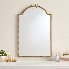 Forget-Me-Knot Bow Mirror (21"x33")