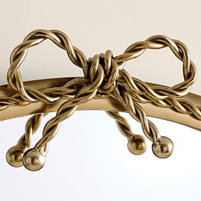 Forget-Me-Knot Bow Mirror (21"x33")