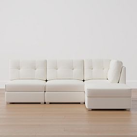 Burnett L-Shaped Sectional Set with Storage (96")