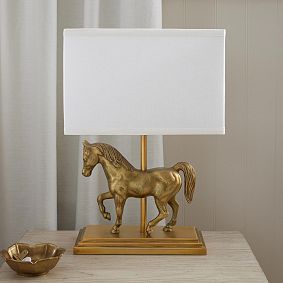 Horse Shaped Table Lamp (17")