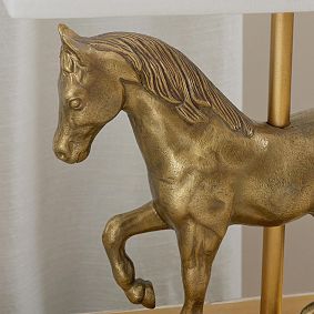 Horse Shaped Table Lamp (17")