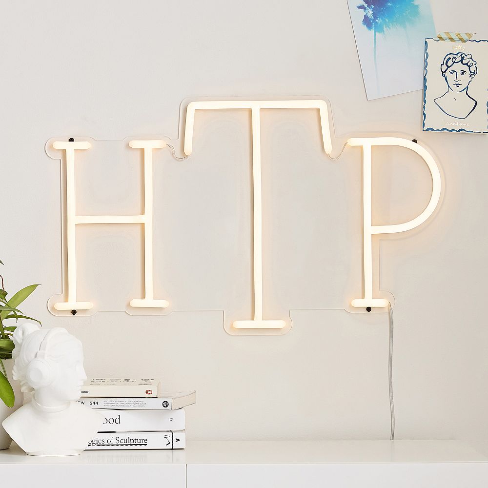 Monograms Led Create Your Own Block Monogram Neon LED Light | Pottery Barn Teen