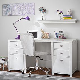 Customize-It Simple Storage Pedestal Desk